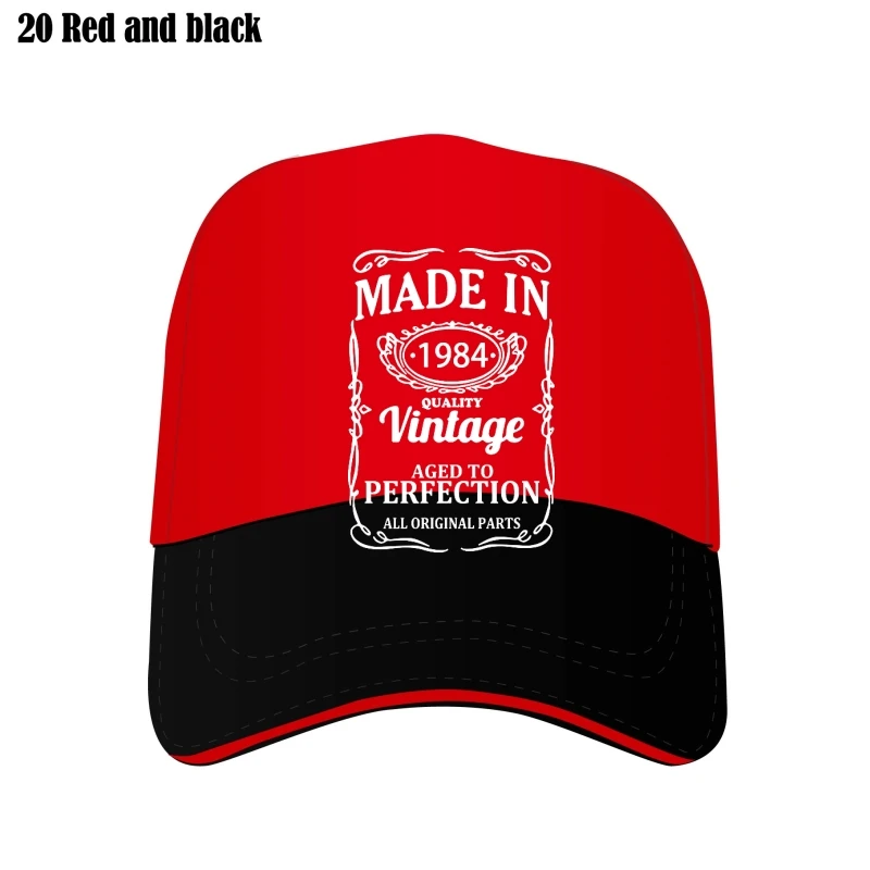 

Vintage 1984 38 Years Old Custom Hat Men Cotton Mesh Bill Hats Bill Hats Camiseta Baseball Cap Funny New 38Th Father Birthday