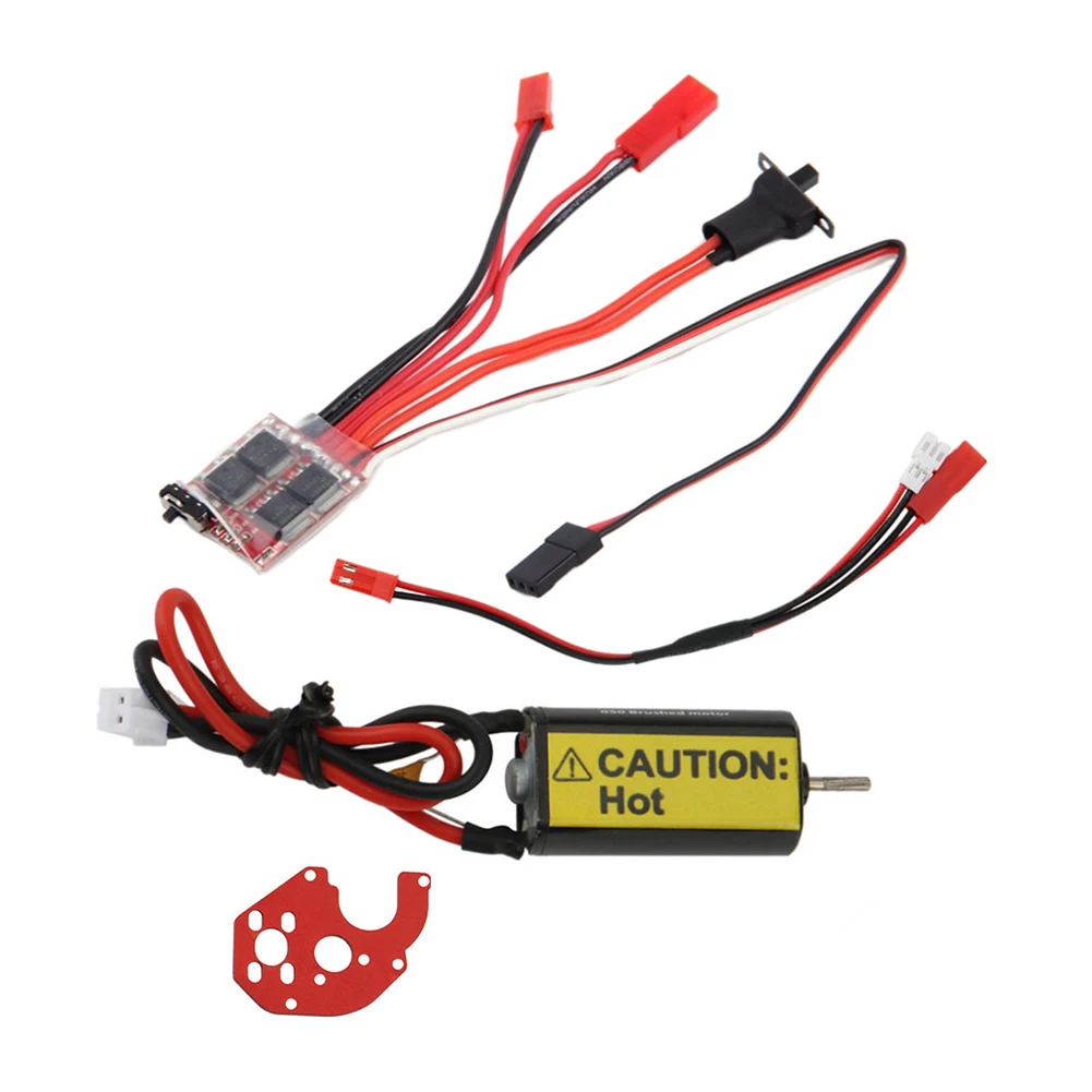 

Универсальный мотор с высоким крутящим моментом 050 030 66T 88T, 30 А, набор щеточных контроллеров скорости ESC для 1/24 радиоуправляемых автомобилей, ...