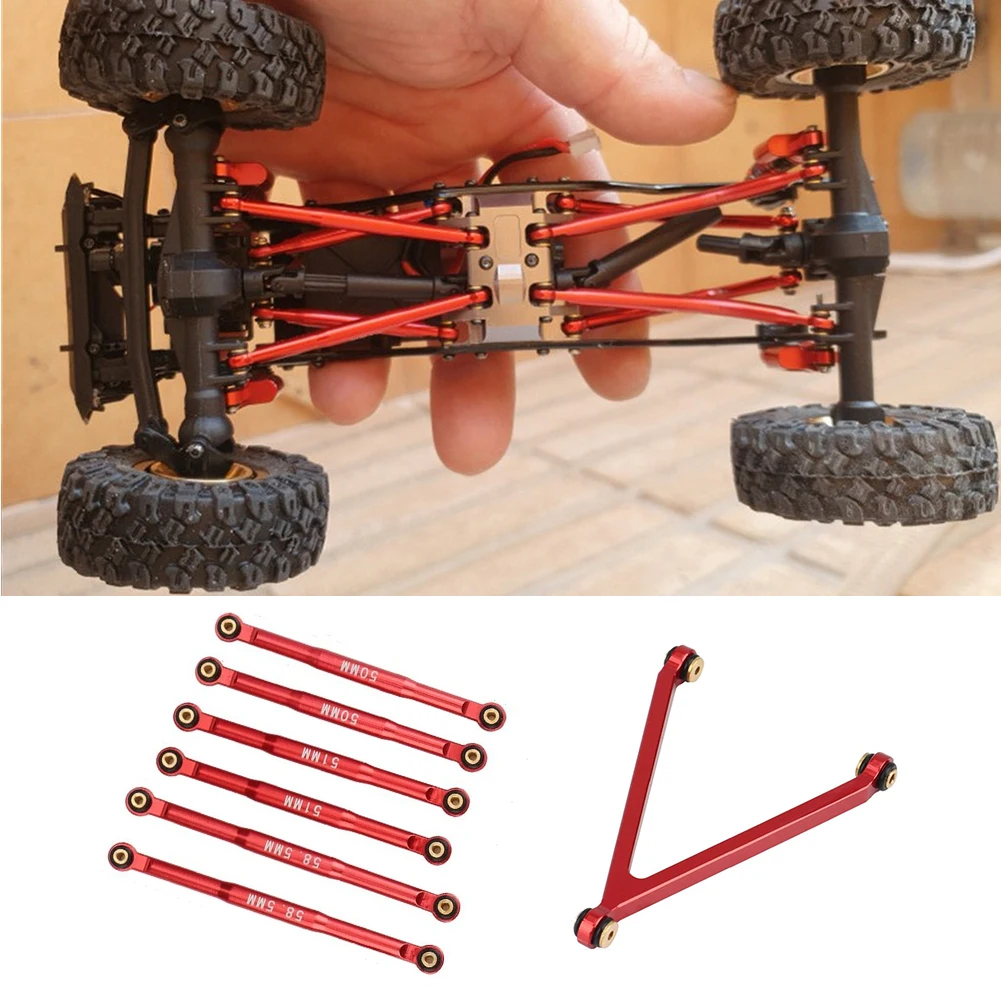 

Регулируемый подходит для 1/24 Axial Scx24 Deadbolt AXI00002 металлические сервошатуны для радиоуправляемых автомобилей