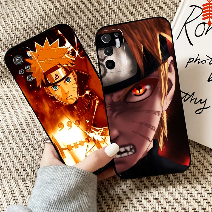 

Naruto Japan Anime Phone Case For Xiaomi Redmi Note 10 10S 10T Pro For Redmi Note 10 5G Back TPU Coque Silicone Cover Carcasa