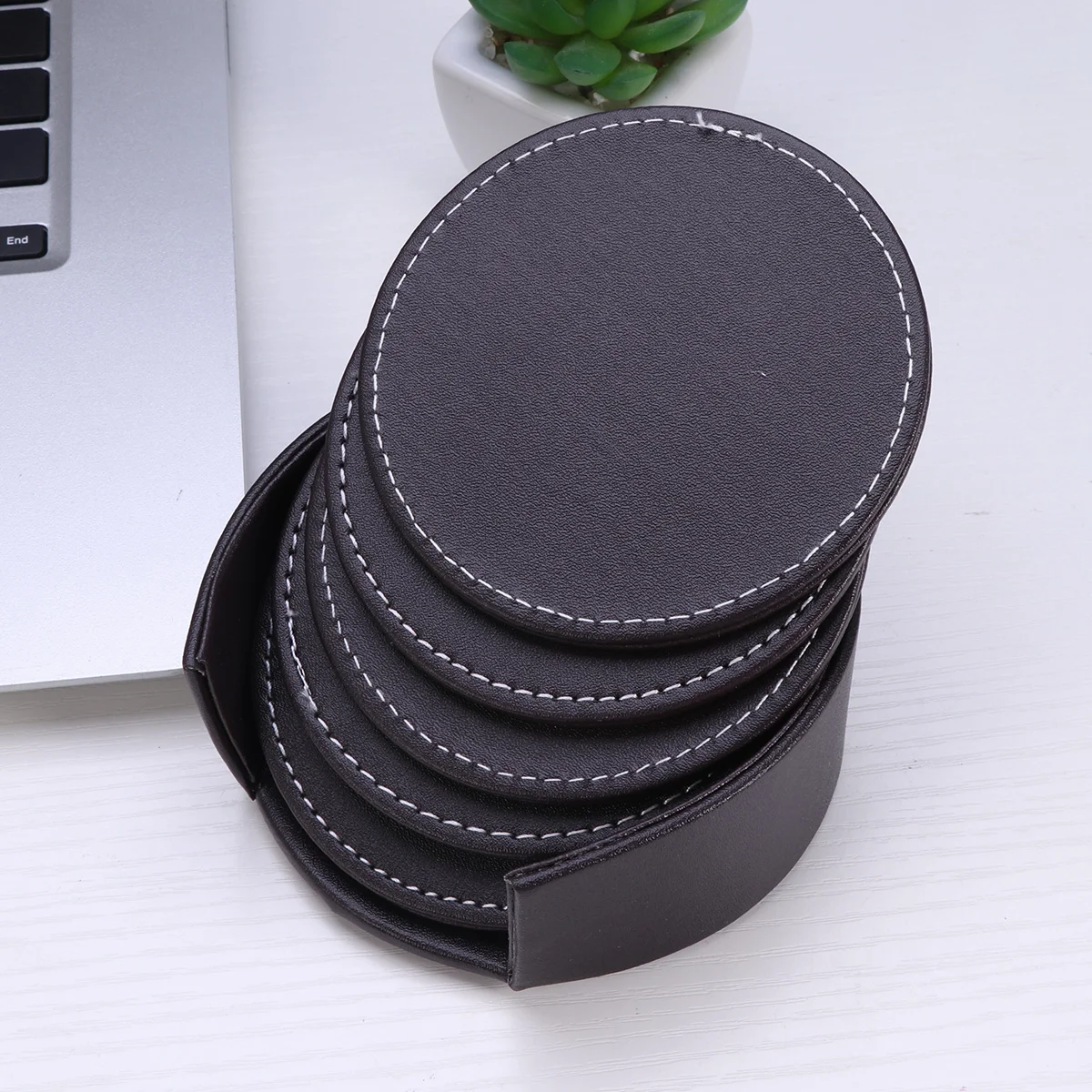 

Mat Cup Coasters Coffee Table Placemat Roundcoasterholder Decor Living Room