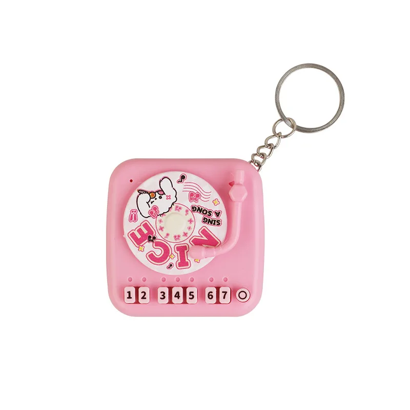 Новинка мини-граммофон ручной музыкальный электронный пианино со звуком детская