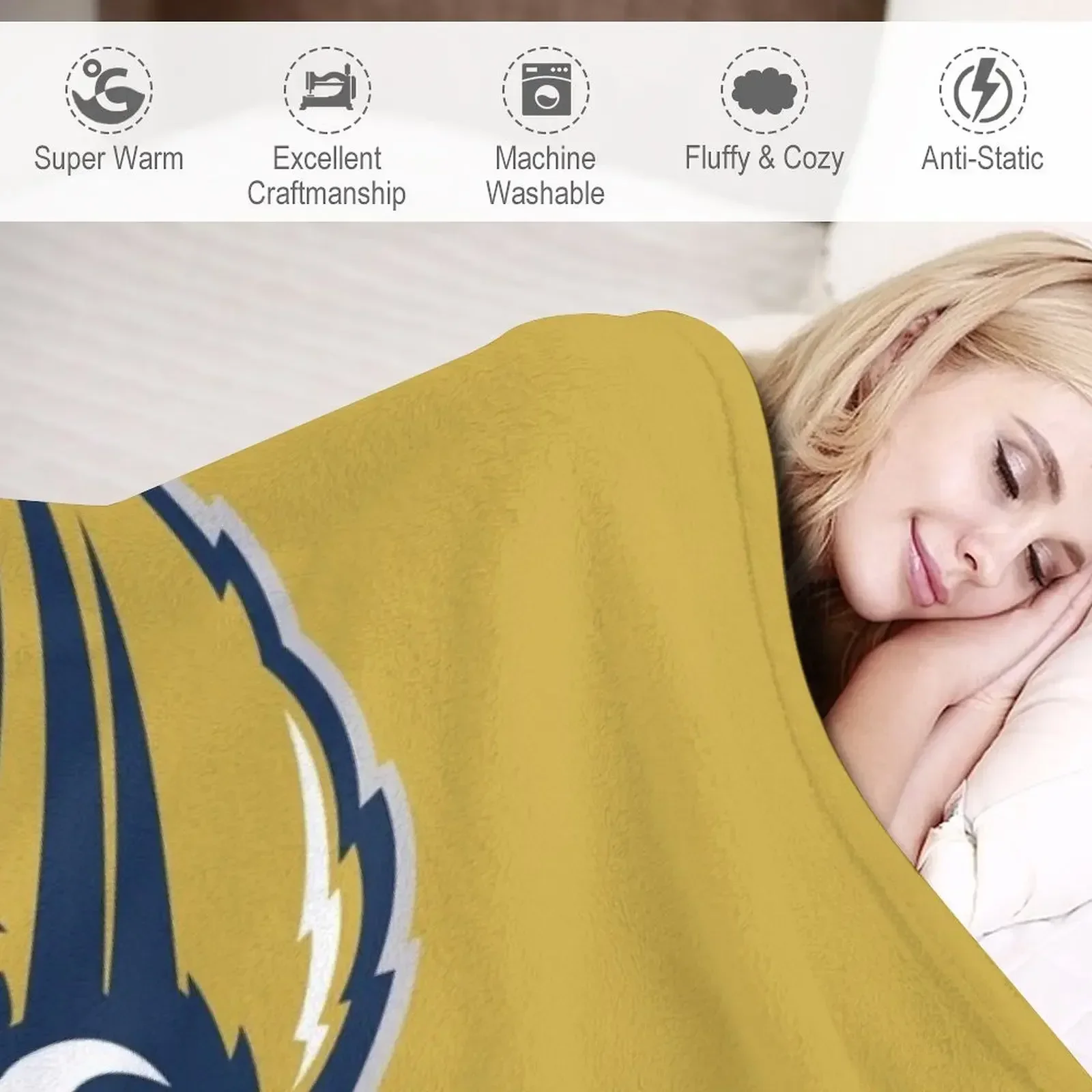 Gallaudet University Bizon Плед Свободные декоративные диваны Furrys Роскошные дизайнерские