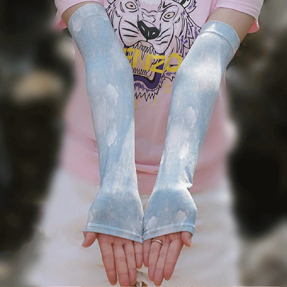 Женская летняя Солнцезащитная накидка с принтом масляной живописи |