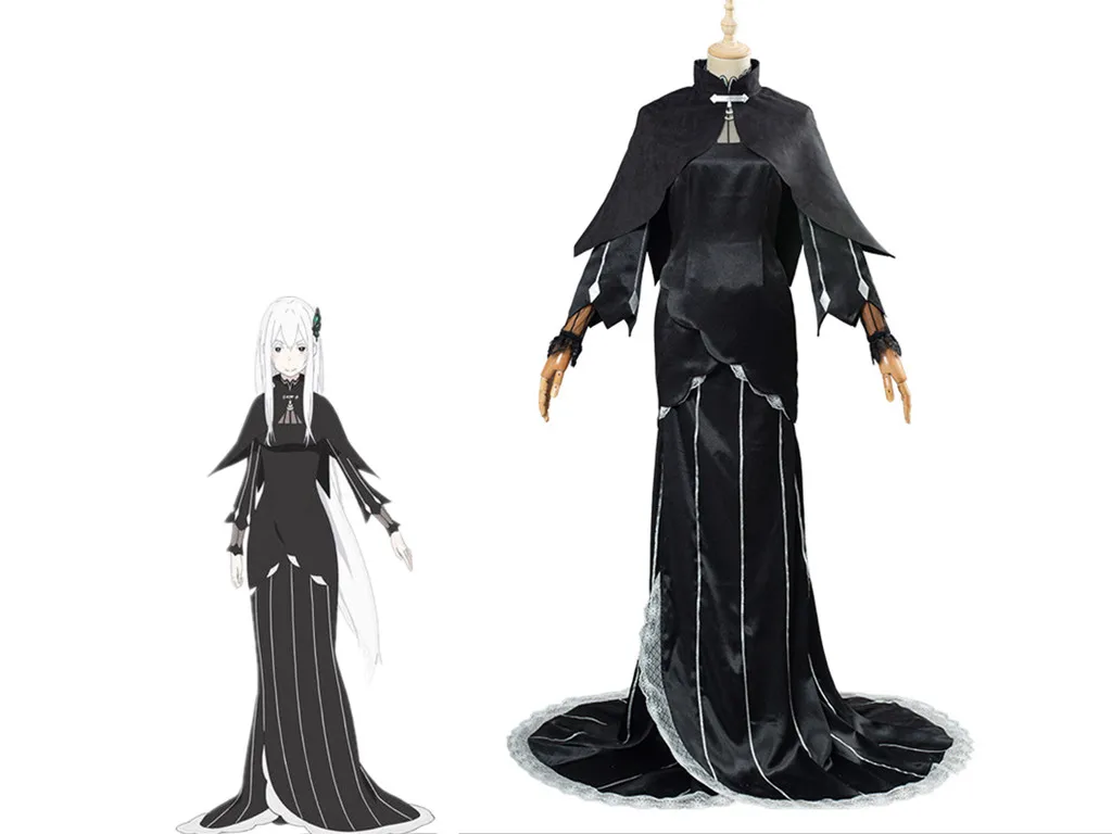 

Re:Life in a different world from zero Echidna Battle Suit Cosplay Costume Women Cos Outfit