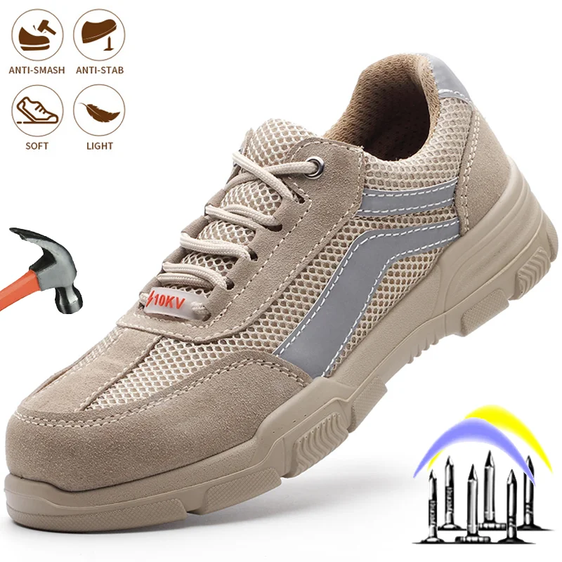 

Construction Industrial Steel Toe Security Work Shoes Puncture Proof Comfortable Security Safety Shoes Indestructible Anti-Smash