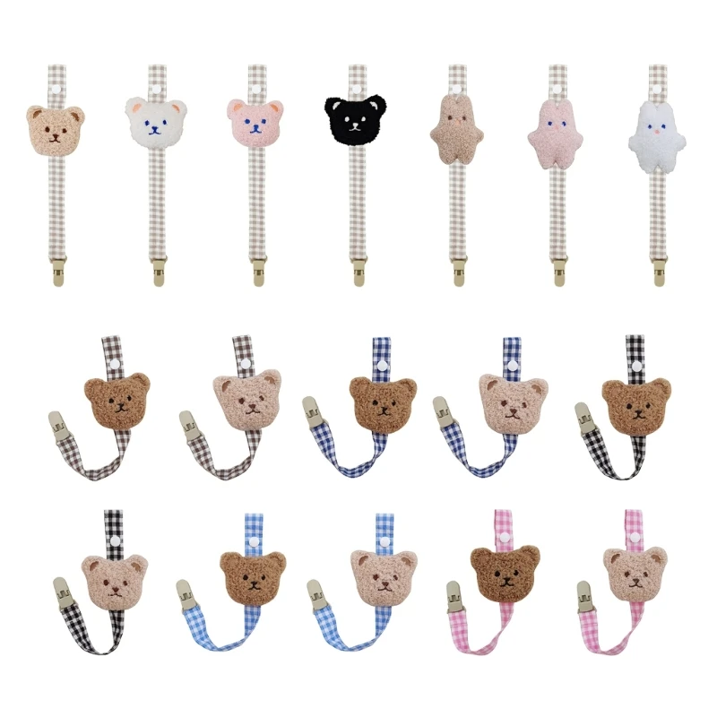 

Portable Pacifier Clip for Boys & Girls Handmade Cotton Pacifier Holder with Clip for Baby Shower- Birthday Present Wholesale