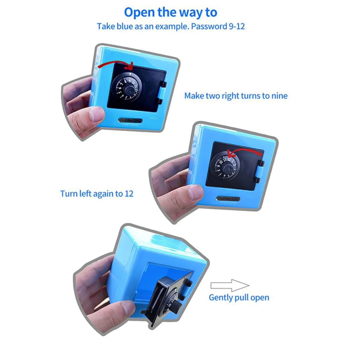 Банкомат вращающийся пароль копилка коробки для экономии монет имитация