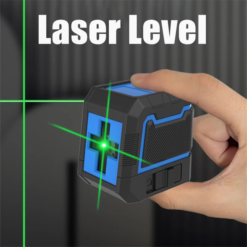 

2 Lines Laser Level Mini Vertical Horizontal Cross Lines Automatic Self Leveling 360 Degree Green Laser Beam Leveler