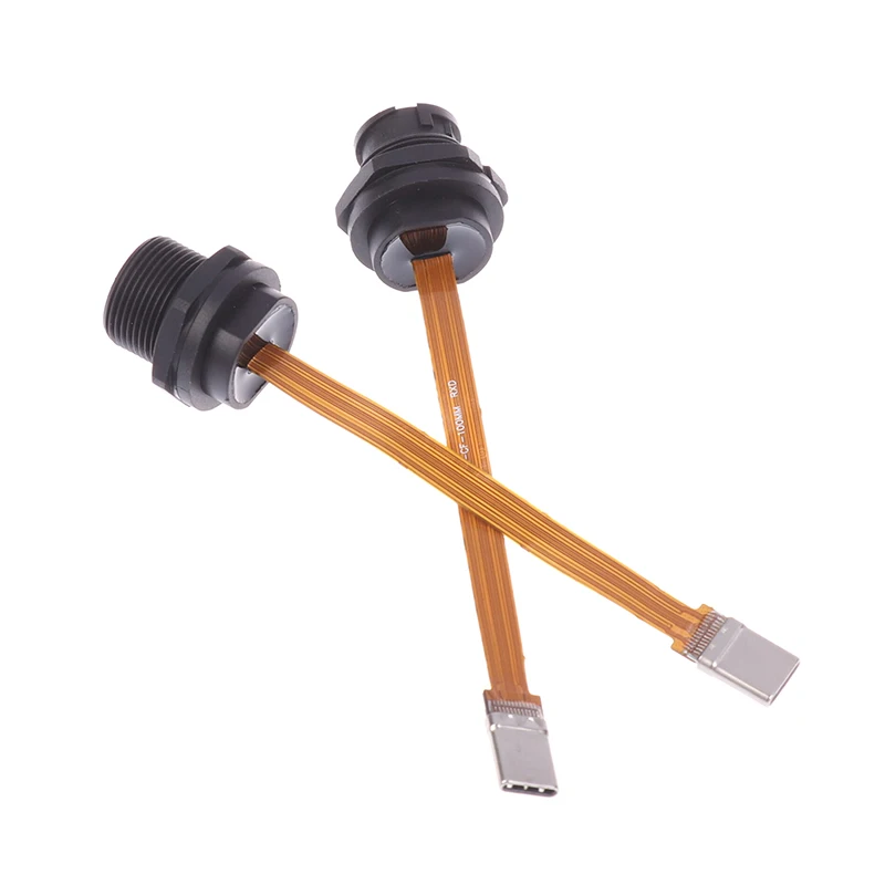 Водонепроницаемый разъем с резьбой типа C прямая вилка 1 м 2 метра 3 задняя розетка