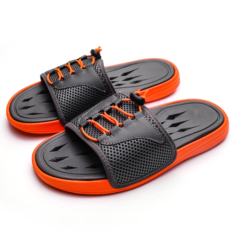 

Fashion Men Summer Slippers Beach Slides Trend Of Personalized Flip-flop Sandals Non-slip Comfortable Male Shoes House Slippers