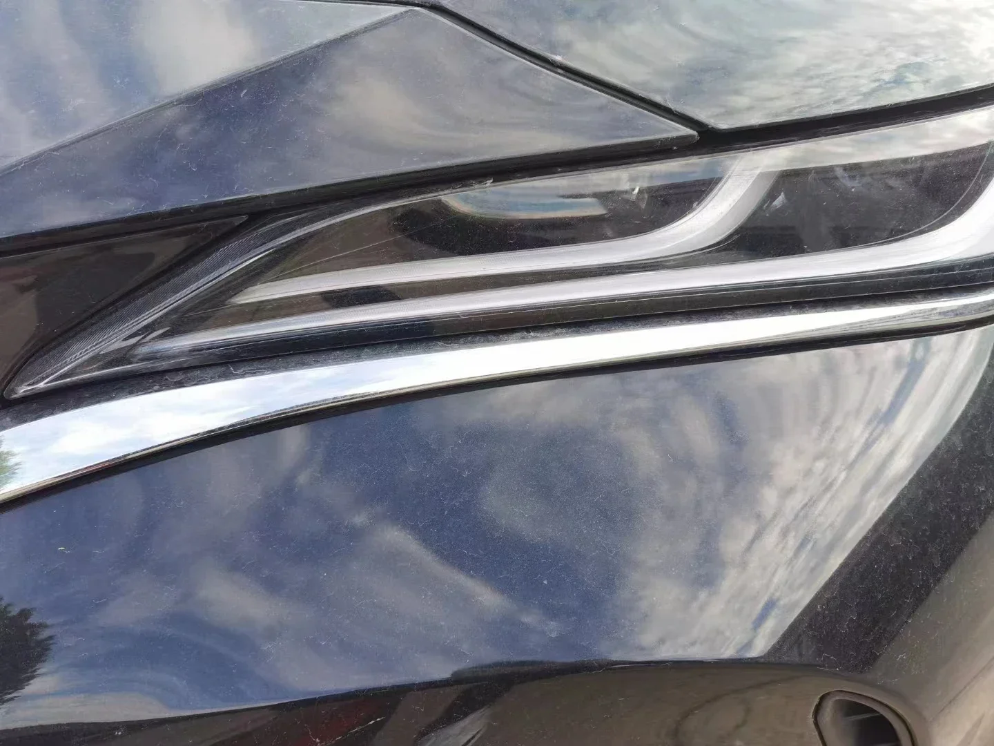 Высококачественный головной фонарь стильное украшение белый ABS хромированный