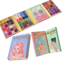 78 colors notbook gliltter eyeshadow palette matte eye shadow pallete shimmer shine nude make up palette set kit cosmetic women