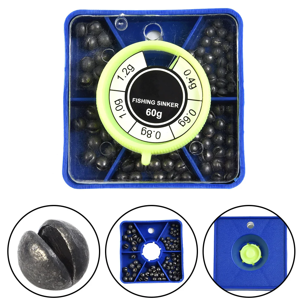 

Office Outdoor Garden Indoor Bite Lead Set Lead Sinker Fishing Lead Rock Open Parts Raft Replacements Bare Round