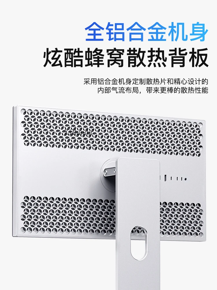 Монитор 27 дюймов 4K для компьютера ноутбука внешний профессиональный зеркальный