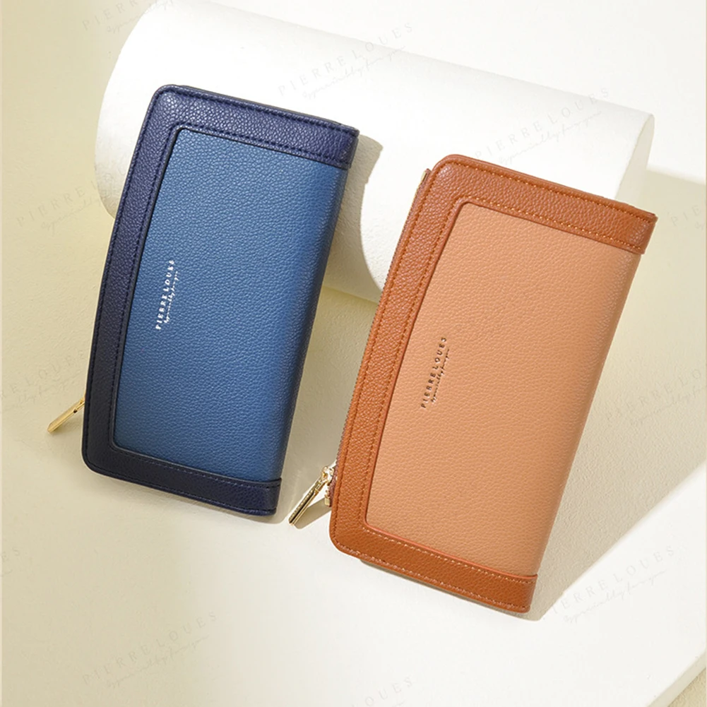 

Lady Long Wallet Zipper Clutches Purse Fashion Wristlet Phone Card Holder Certificate Clutch Messenger Bags Handbags Women