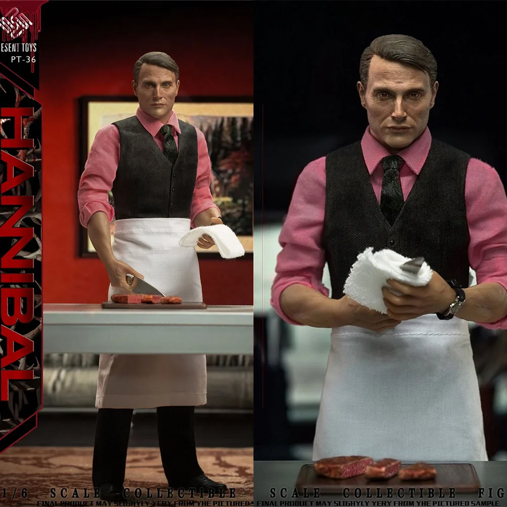 

Present Toys Pt-Sp36 1/6 Men Soldier Hannibal Mads Mikkelsen Terrorist Psychologist Full Set 12'' Action Figure Model Toys