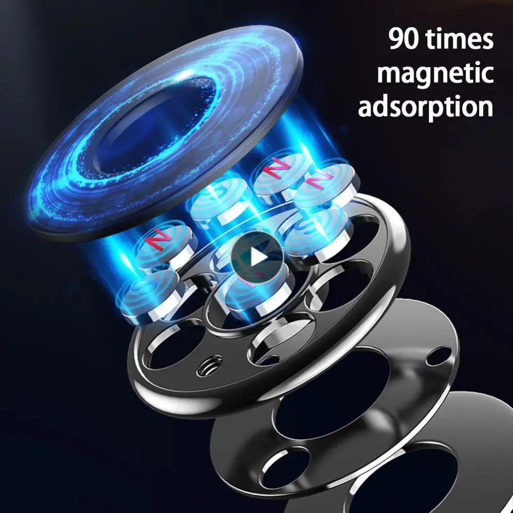 

Металлическая магнитная подставка для сотового телефона, Универсальный Прочный Автомобильный кронштейн, многофункциональные портативные аксессуары для салона автомобиля, автомобильный держатель для телефона