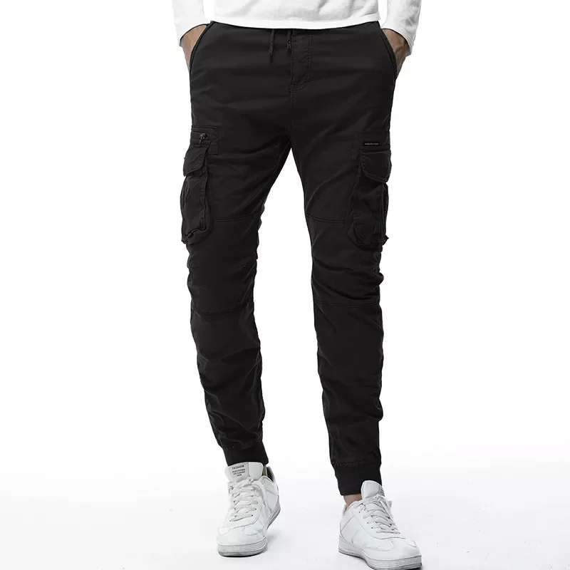 

Men Ankle Banded Casual Slim Jogger Pants Men Pantalon Hombre Cotton Cargo Pants