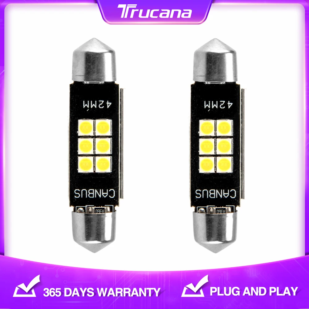 

Светодиодная лампа Canbus C5W C10W, 2 шт., 12 в пост. Тока