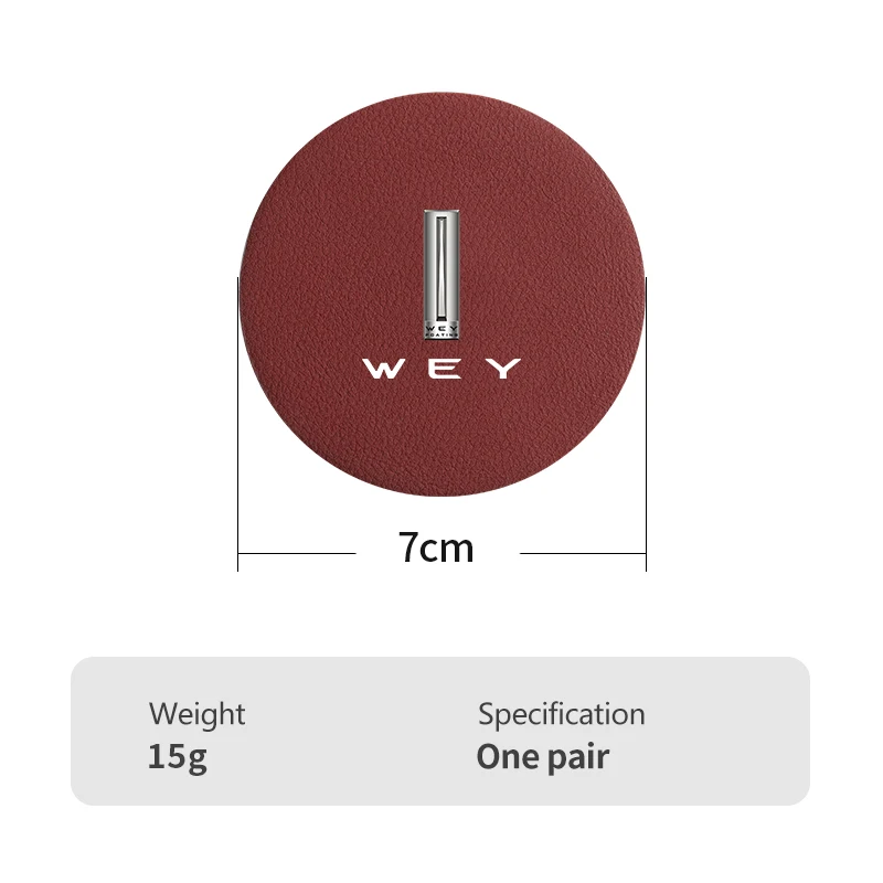 2 шт. автомобильные кожаные подставки для воды Противоскользящие коврики