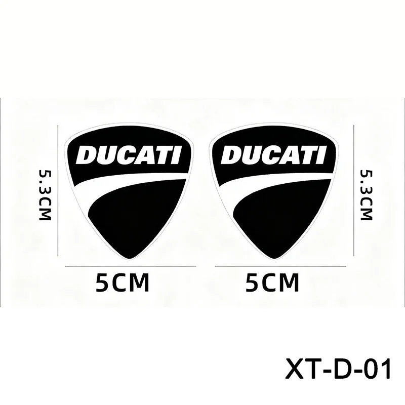 Фото Светоотражающая наклейка на шлем, наклейки для мотоциклов, логотип DUCATI, наклейка на велосипедный шлем, украшение для Ducati Monster 600, 620ie, 696, 796, 797 №4