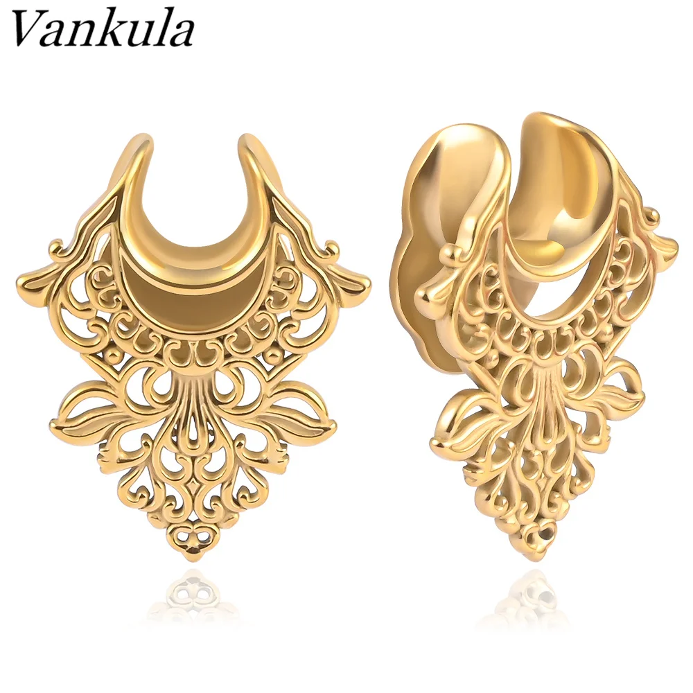 

Vankula 2 шт. полые гипоаллергенные из нержавеющей стали