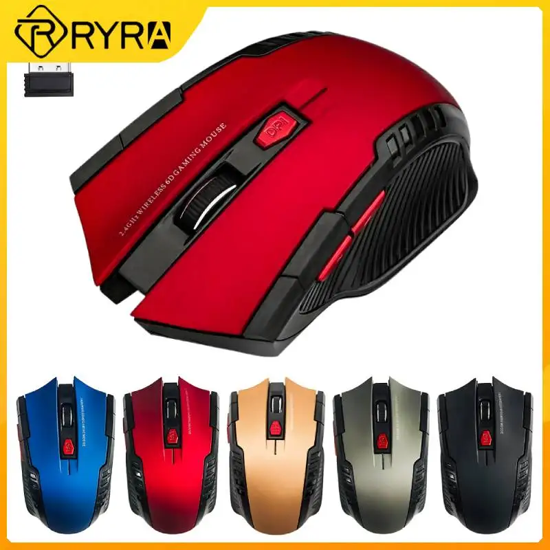 

Беспроводная оптическая мышь RYRA, 1600DPI, 2,4 ГГц, 6 кнопок