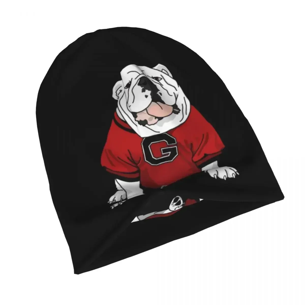 UGA Bulldog Теплая вязаная шапка в стиле хип-хоп осенне-зимняя уличная шапки для