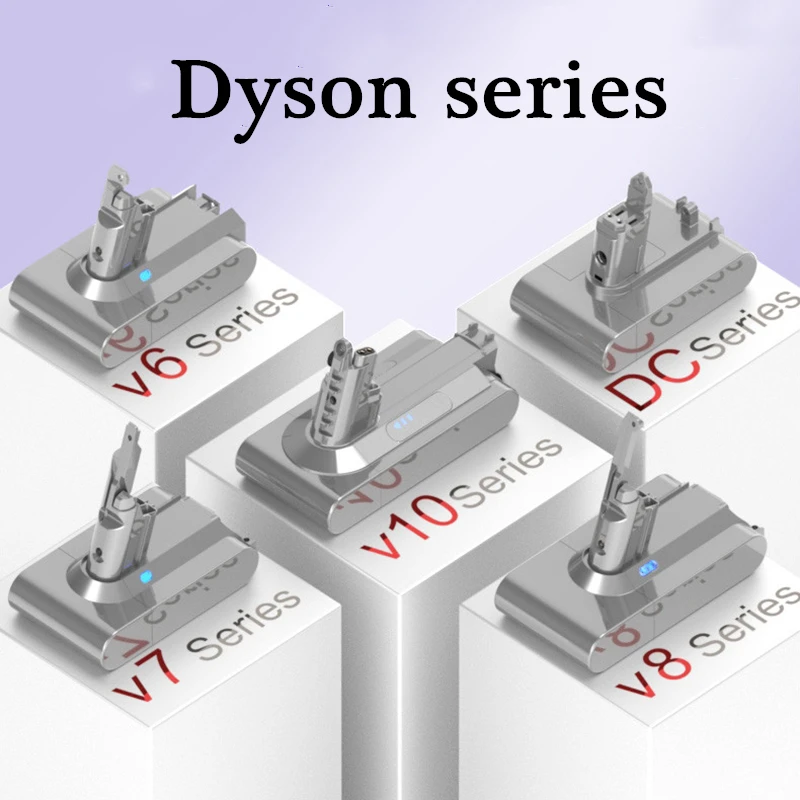 Перезаряжаемая батарея для пылесоса Dyson V6 V7 V8 V10 21 6 в 4000 мАч DC58 DC59 DC61 DC62 DC74 SV09 SV07 SV04 -