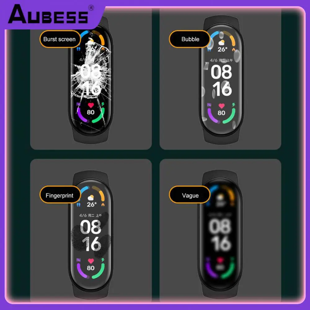 

Bracelet Accessories Protective Film Explosion-proof Full Cover Film Screen Protector Glass Transparent Protective Case