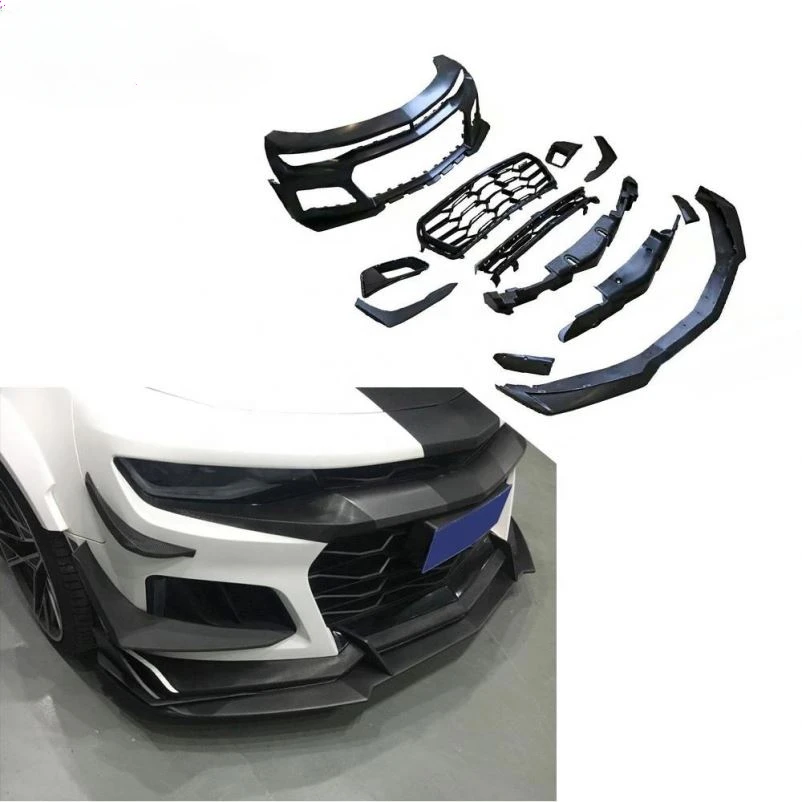 

1LE Style PP Car Front Bumper with ZL1Style Carbon Fiber Front Lip