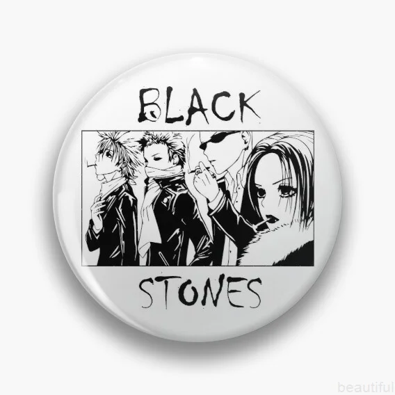 

Значок из аниме значок на булавке Нана, металлический, для одежды, воротник, милые булавки, модный манга, на заказ