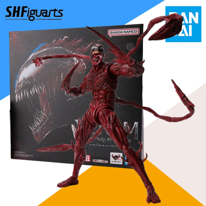 

Bandai S.H.Figuarts Venom 2：VENOM LET THERE BE CARNAGE Model Kit Anime Action Figure Finished Model Toy Gift for Children