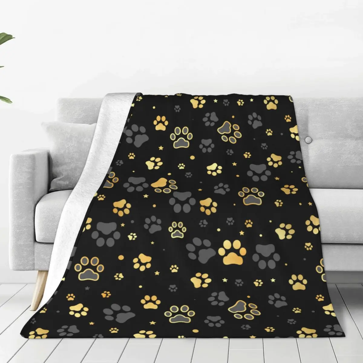 Cover Flannel Animal Soft Throw Blanket For Airplane Travel 