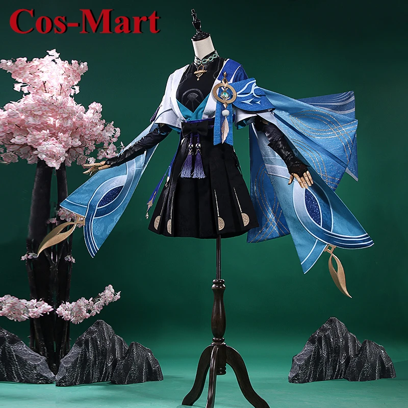 

Косплей-костюм Cos-Mart Game Genshin Impact Wanderer Scaramouche, модное кимоно, униформа для активного образа жизни