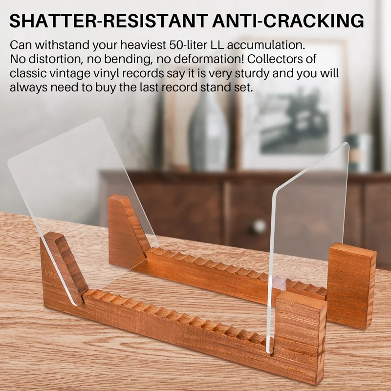 Держатель для хранения виниловых пластинок — акриловые концы показать одиноки и