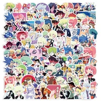 2050100pcs promare anime stickers graffiti for laptop guitar motorcycle skateboard luggage waterproof decal toys