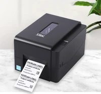 high quality tsc te200 transfer ribbon printer desktop thermal barcode shipping label printer for receipt bill printing