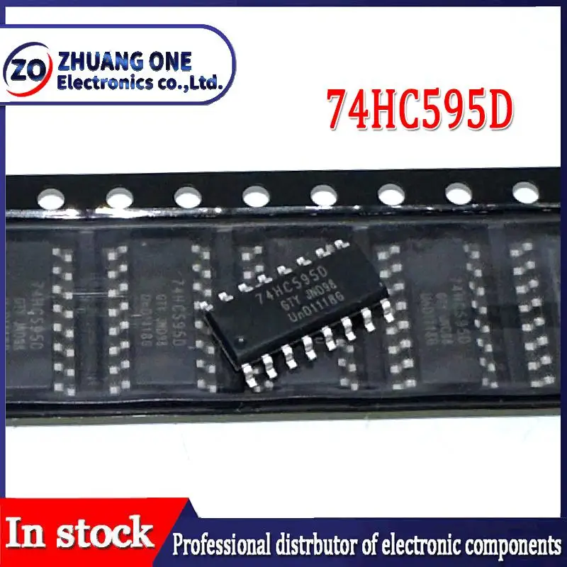 Новый и оригинальный чипсет IC 74HC595 SOP16 74HC595D SOP SN74HC595D SOP-16 SMD, 10-50 шт.