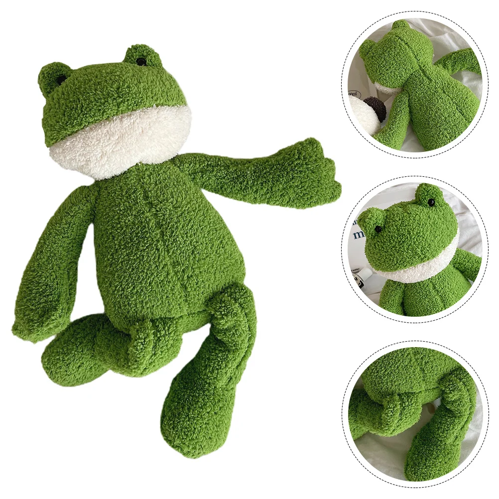 

Frogs Toy Stuffed Plush Froganimal Pillow Kids Cartoon Plushies Lovely Children Decorative Christmas Party Soft Toys Comfortable
