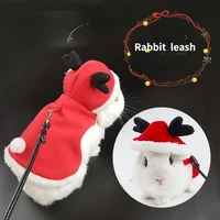 rabbit thickened fleece clothes pet leash cute small pet new year clothes pet rabbit warm winter clothing