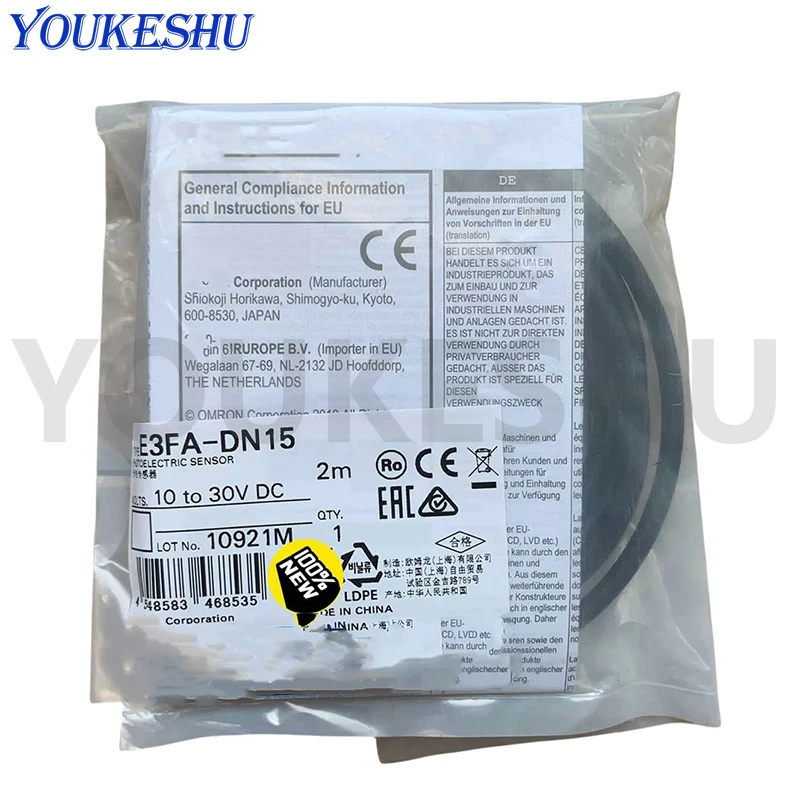 Новый оригинальный фотоэлектрический переключатель E3FA-DN15 E3FA-DN16