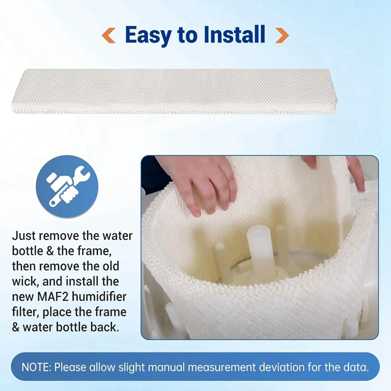 Впитывающий влагоотводящий фильтр увлажнителя для Kenmore/AIRCARE/Moistair MAF1 MA0950/MA1200