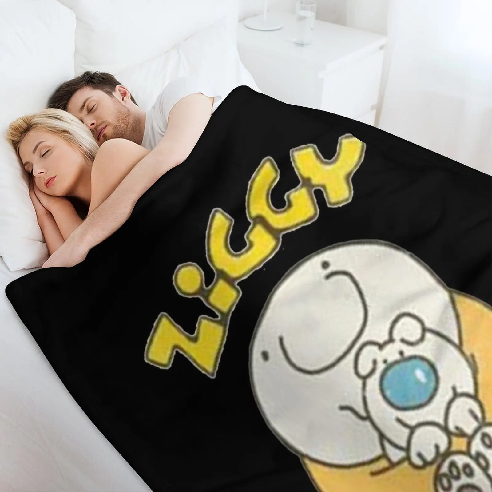 Одеяло с героями мультфильмов Зигги