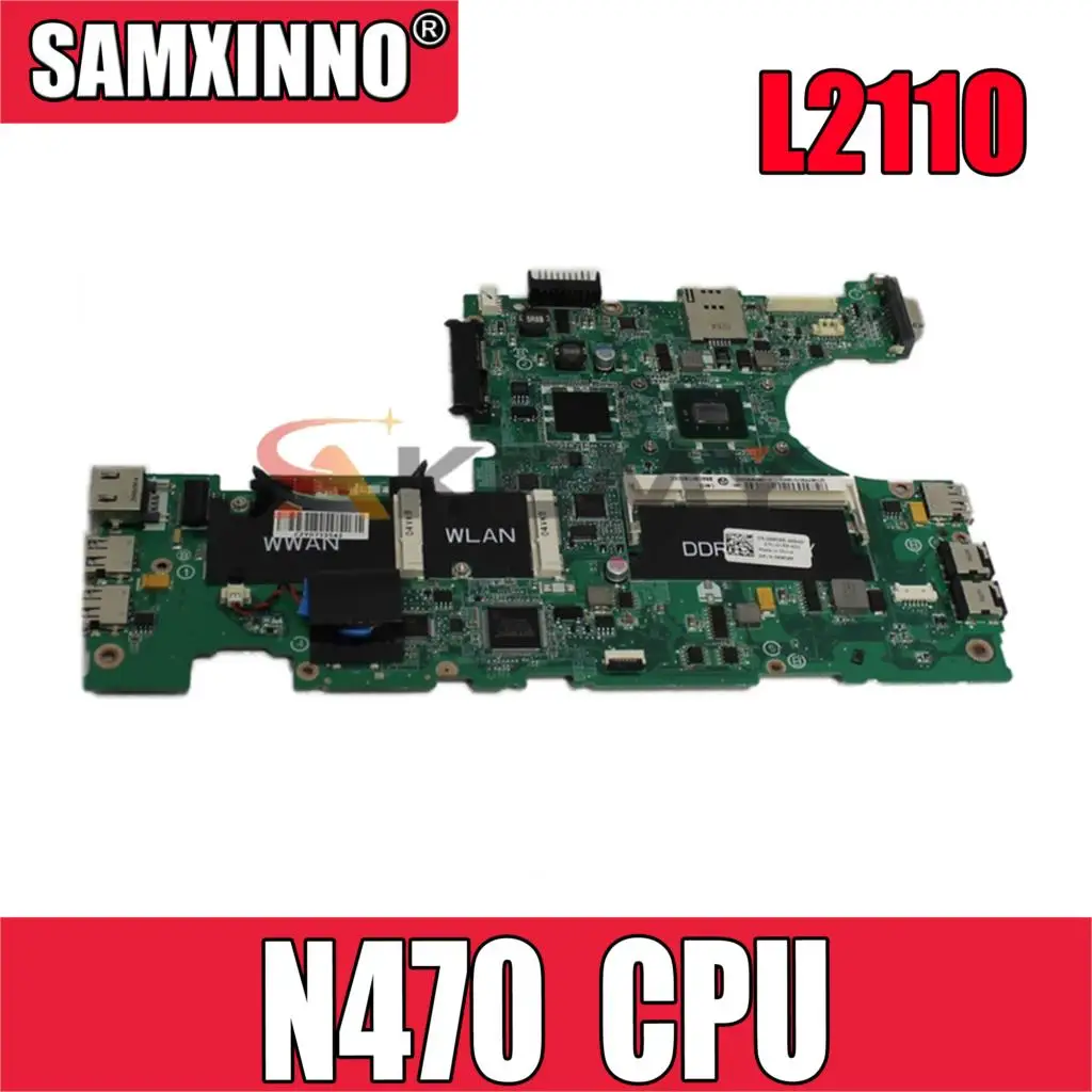 

Оригинальная материнская плата для ноутбука Dell lateview 2110 L2110 системная плата CN-02DT02 02DT02 DA0ZM2MB6D0 CPU N470 SLBMF