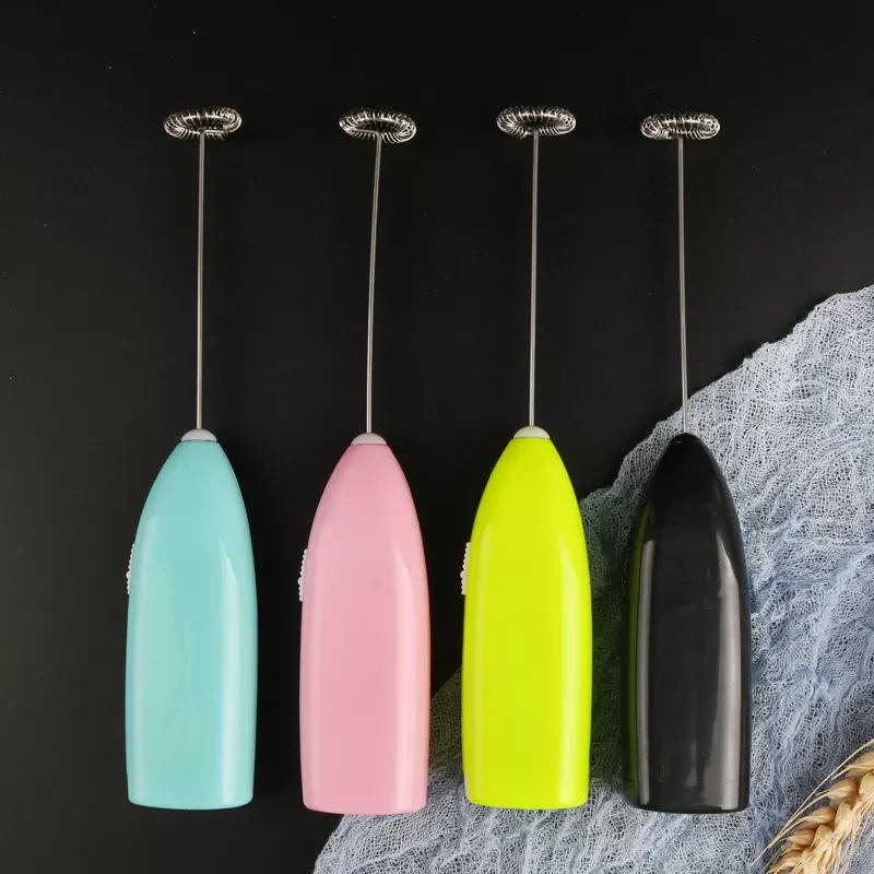

Electric Milk Foamer Coffee Maker Hand Mixer Cappuccino Ground Foam Blender Egg Beater Type Convenient Small Power