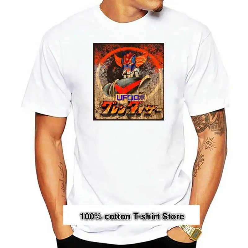 

Camiseta de Goldorak para hombre, camisa 100 de algodón, de moda, de манга corta, с графическим 5X