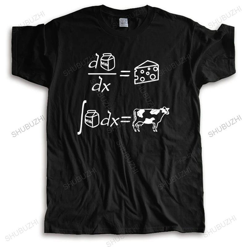 

Hot sale men streetwear t shirt Milk Differential Is Cheese Math Geek Cow Boyfriend DX Funny summer Top Tees Mens Tshirt