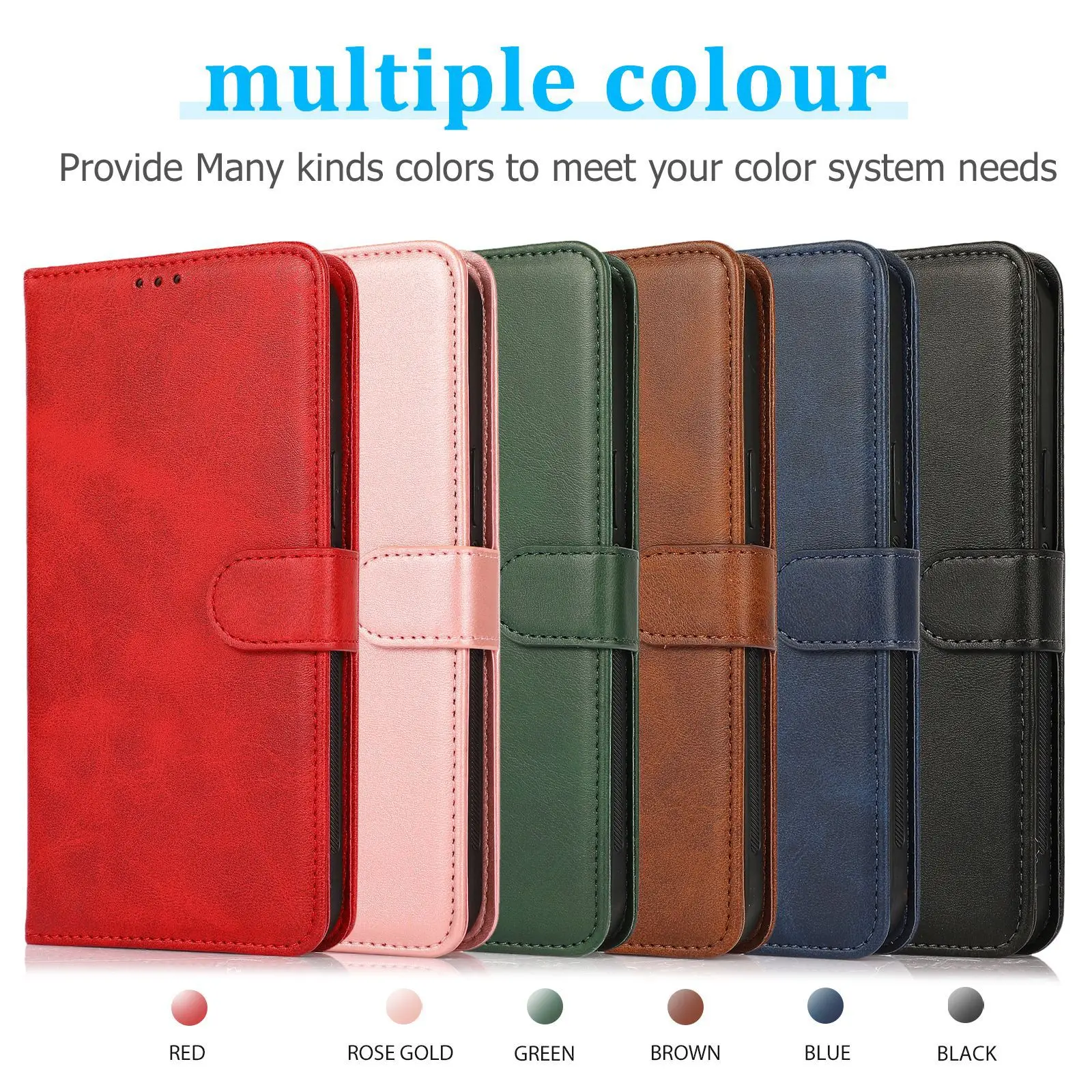 Luxury Leather Removable Case For iPhone 14 Pro MAX PLUS 11 12 13 Pro Max XR XS 6S 7 8P 8 Plus Flip Wallet Card Phone Bag Cover